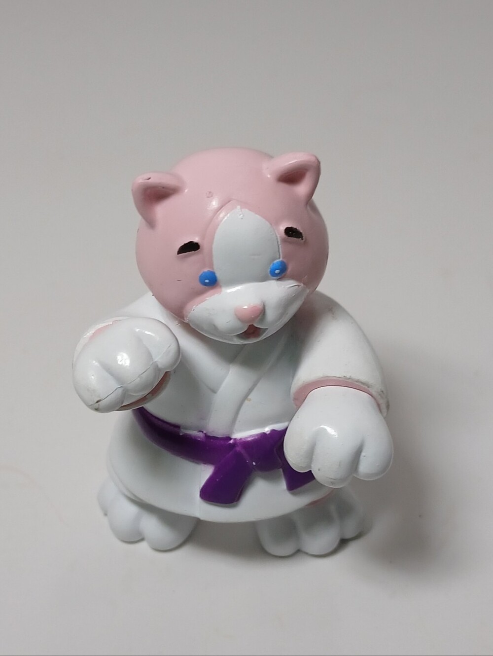 Webkinz Karate Cat Collectible Figurine Ganz retired figure